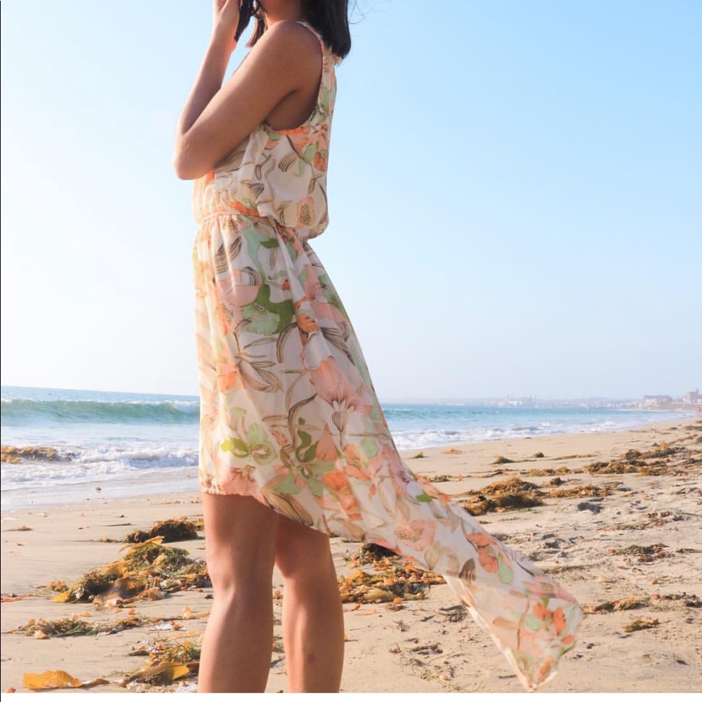 Hawaiian floral dress